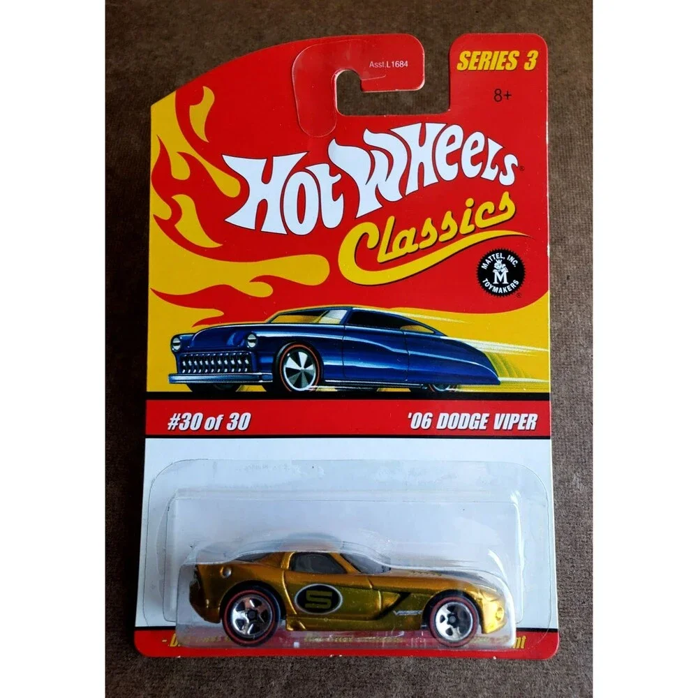 2007 Hot Wheels '06 DODGE VIPER Spectraflame GOLD CLASSICS SERIES #30/30 RL5SP
